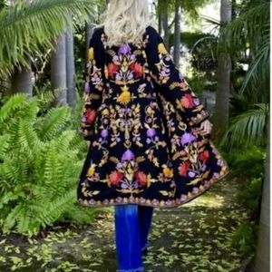 House of Skye OOAK hand embroidered jacket Size M/L